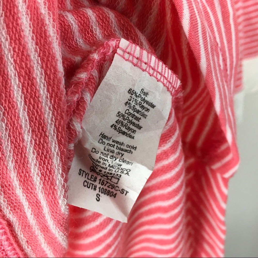 Pink Clover Stitch Fix Striped Top Buttons Down Back S - Picture 8 of 8